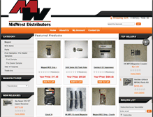 Tablet Screenshot of midwest-distributors.com